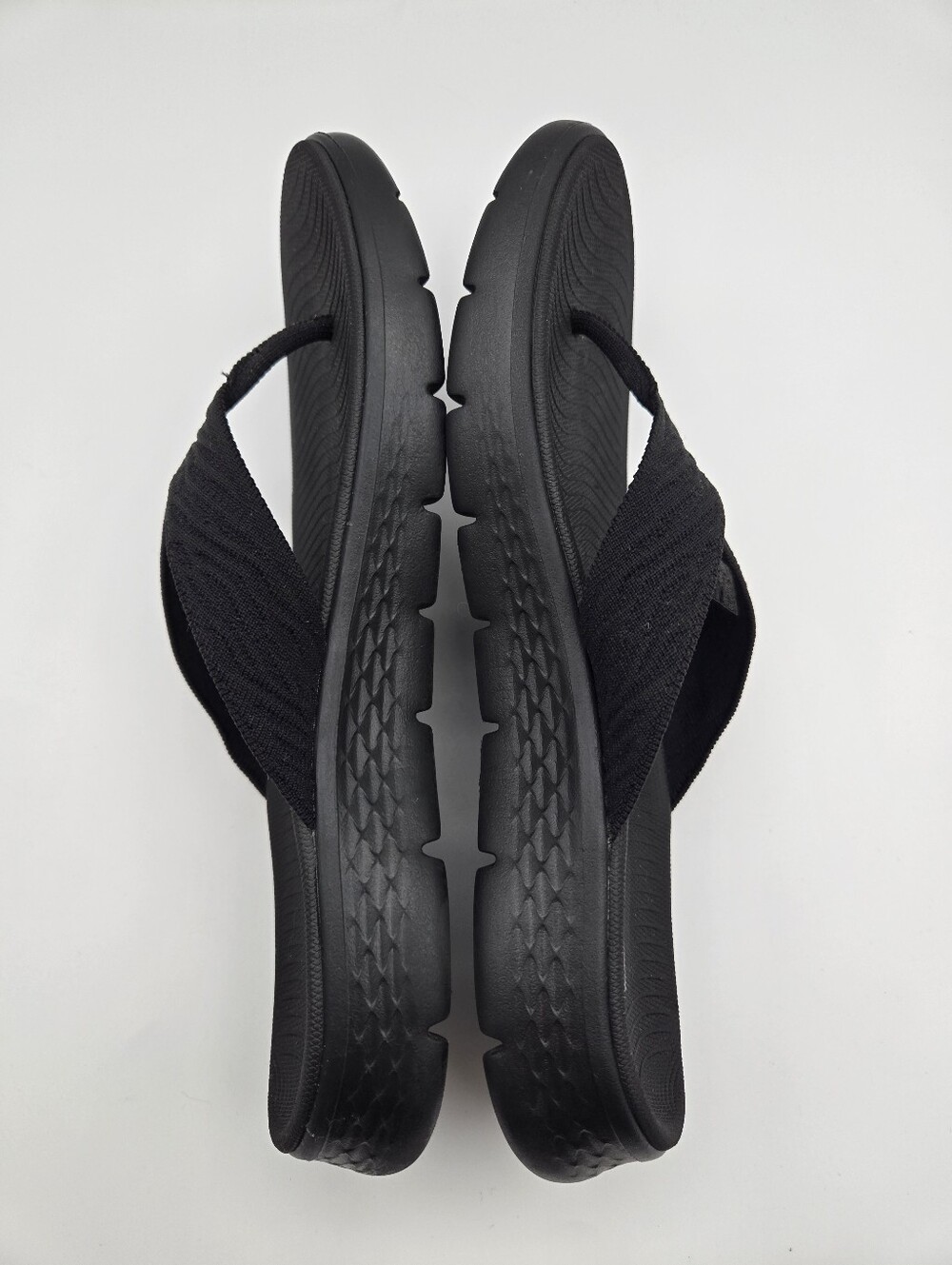 Skechers Go Walk Flex Sandal Splendor Black Comfort Flip Flops Womens Size 10 - Picture 12 of 13